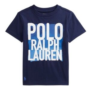 Polo Ralph Lauren Colour-Changing 100% Cotton Navy Blue Tee Size Large
